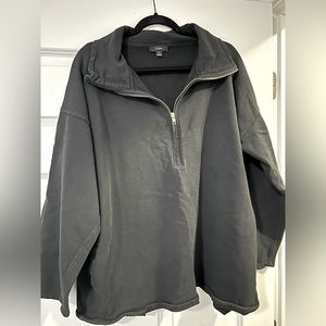 JCREW QUARTER ZIP sweatshirt size L